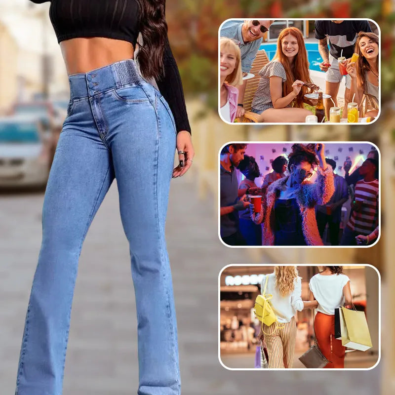 Calça Modeladora Cintura Alta Jeans Flare
Calça Modeladora
Modelador
Calça jeans modeladora