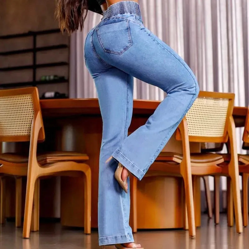 Calça Modeladora Cintura Alta Jeans Flare
Calça Modeladora
Modelador
Calça jeans modeladora