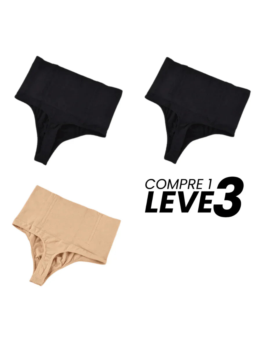 Calcinha Modeladora Shaper Pro - Kit com 3 Peças