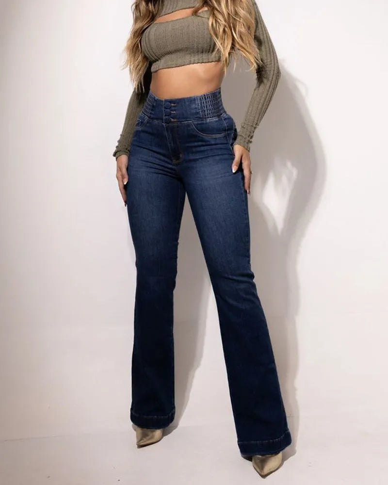 Calça Modeladora Cintura Alta Jeans Flare
Calça Modeladora
Modelador
Calça jeans modeladora