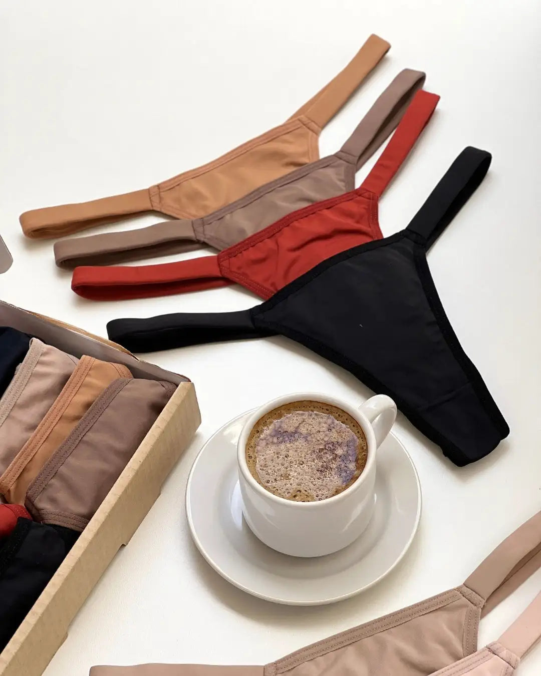 Combo Leve 10 e Pague 8 - Calcinhas Em Microfibra Mocha Mousse