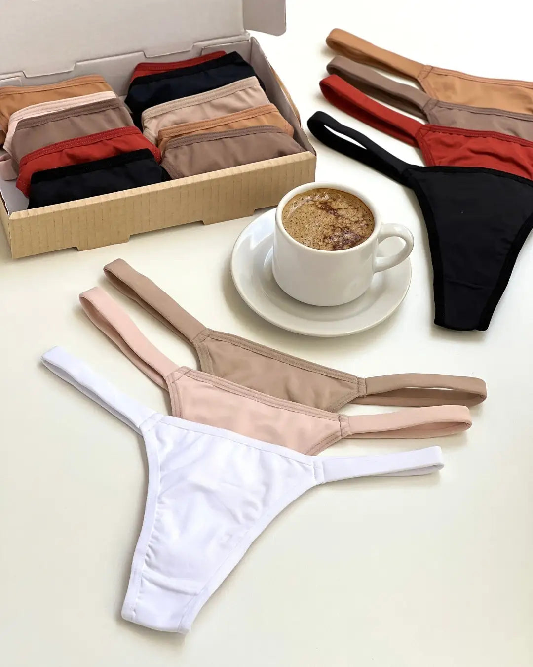 Combo Leve 10 e Pague 8 - Calcinhas Em Microfibra Mocha Mousse