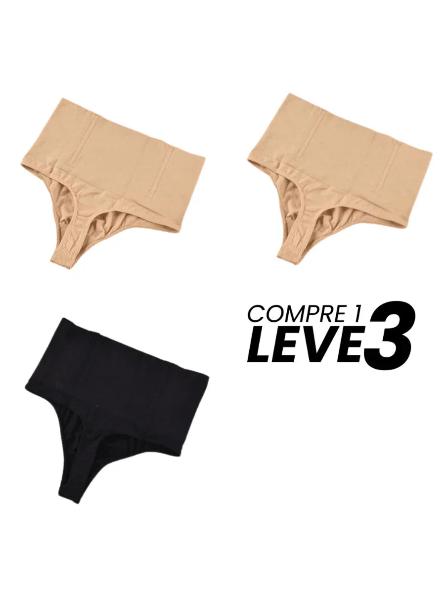 Calcinha Modeladora Shaper Pro - Kit com 3 Peças