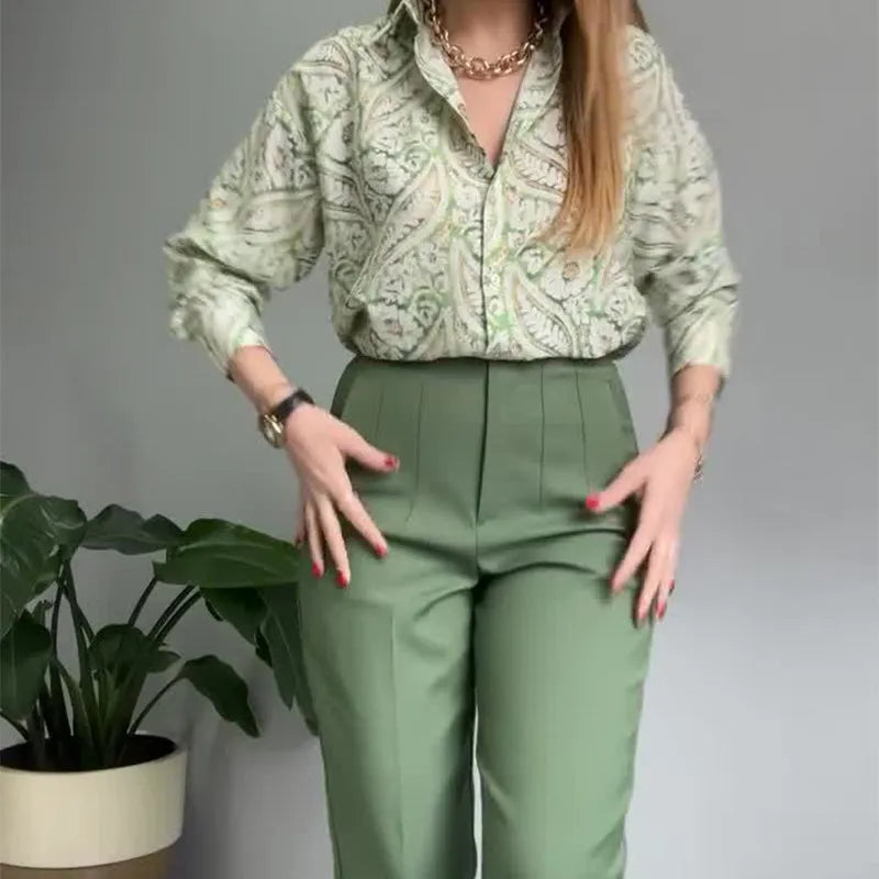Conjunto Camel | 2 Peças - (Estilo Europeu)
