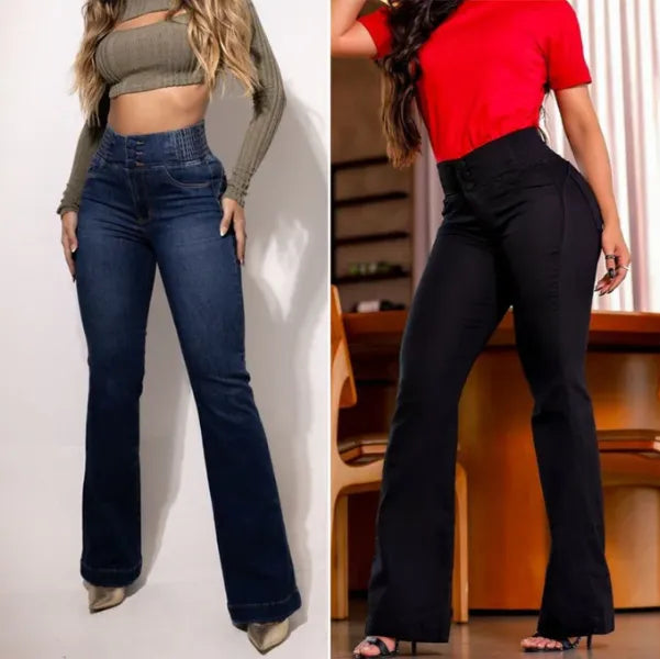 Calça Modeladora Cintura Alta Jeans Flare
Calça Modeladora
Modelador
Calça jeans modeladora