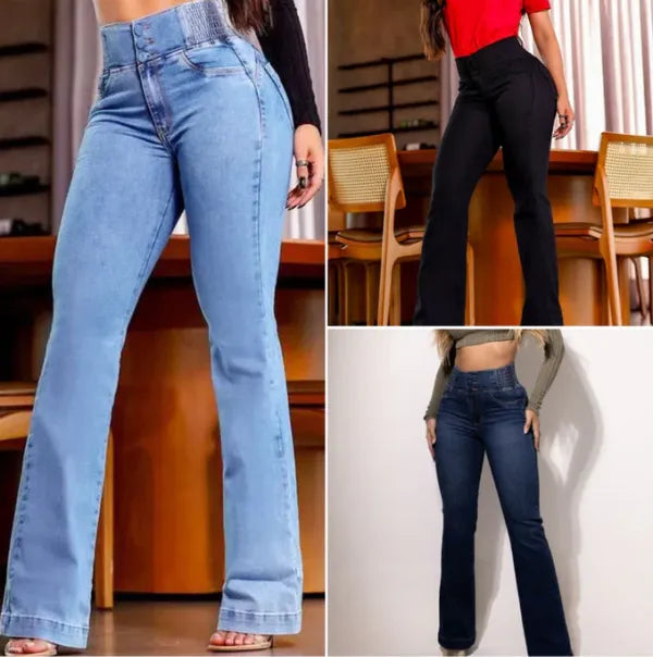 Calça Modeladora Cintura Alta Jeans Flare
Calça Modeladora
Modelador
Calça jeans modeladora