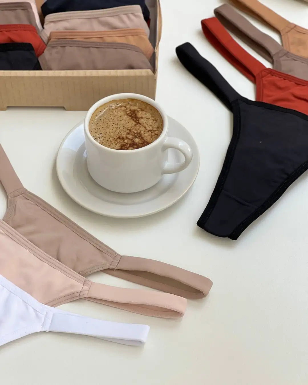 Combo Leve 10 e Pague 8 - Calcinhas Em Microfibra Mocha Mousse