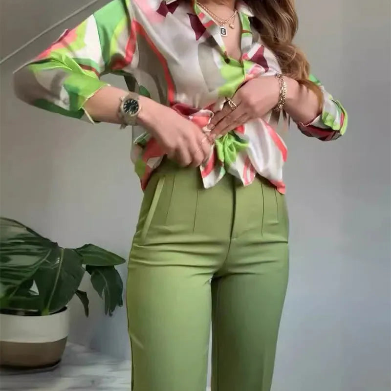 Conjunto Camel | 2 Peças - (Estilo Europeu)