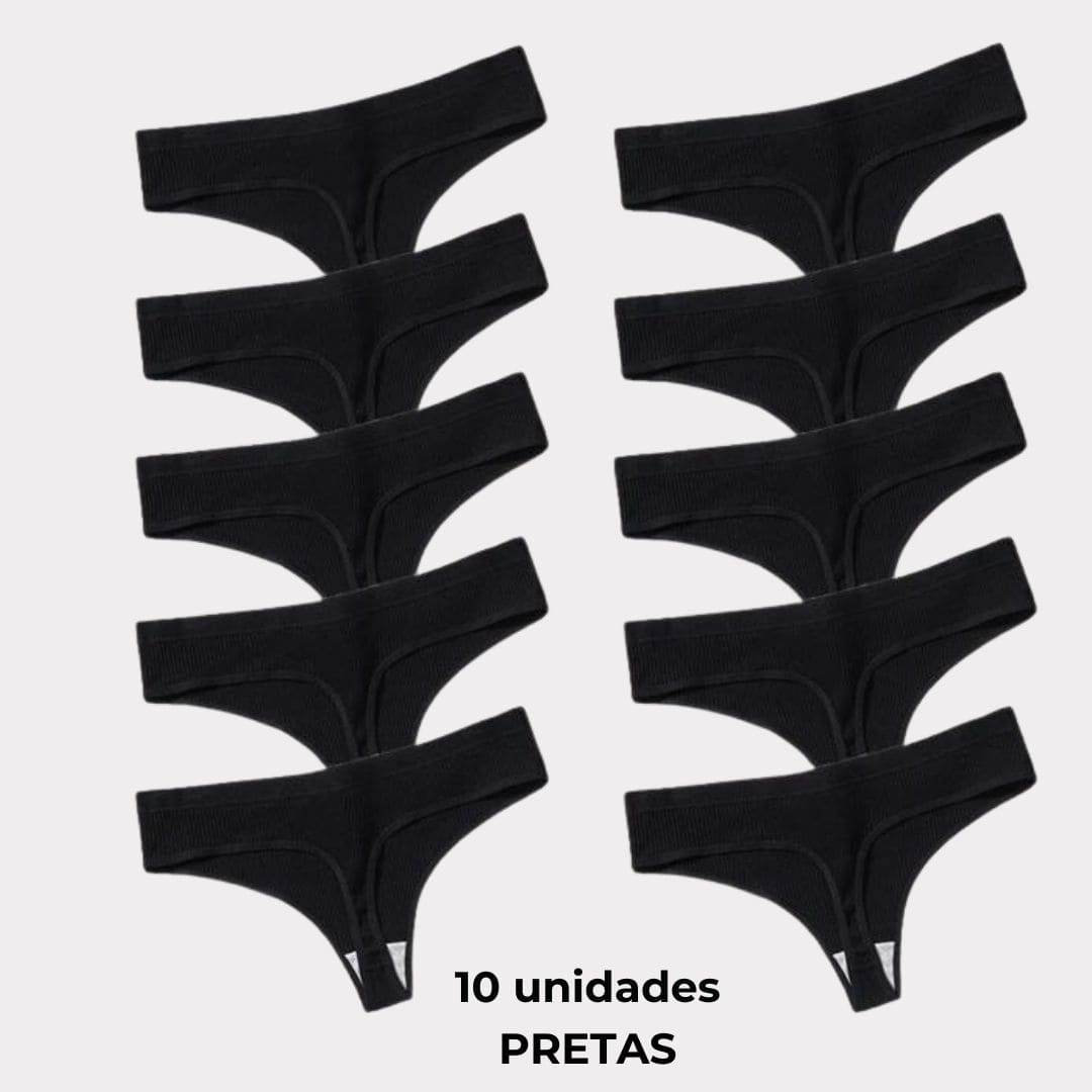 Kit 10 Calcinhas CottonConfort