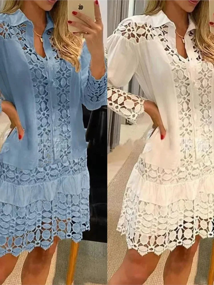 Vestido Yasmin de Manga Comprida