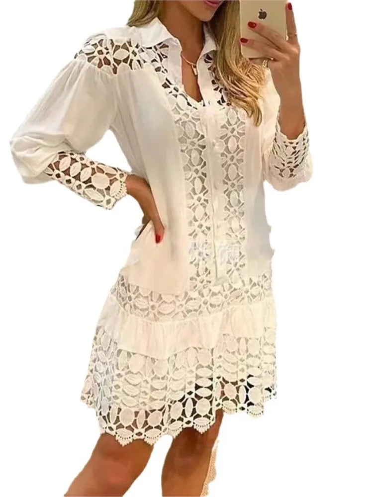 Vestido Yasmin de Manga Comprida