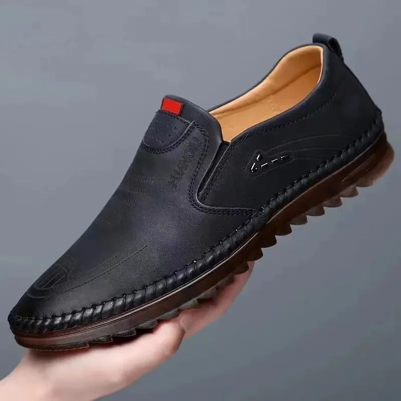 Monarch Wear - Leather Slip-On Moccasins for Men - LIMITED STOCK
