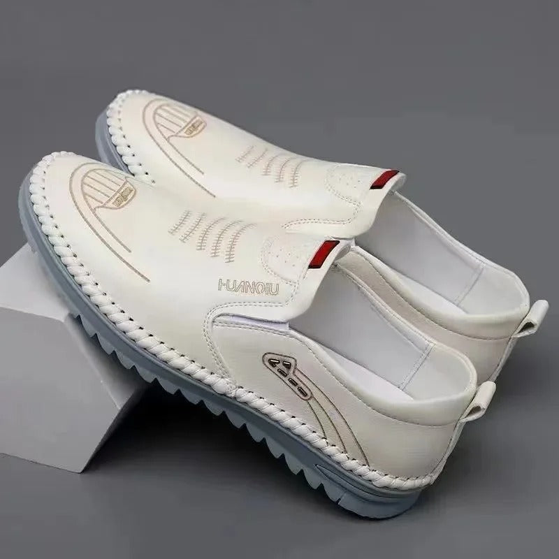 Monarch Wear - Leather Slip-On Moccasins for Men - LIMITED STOCK