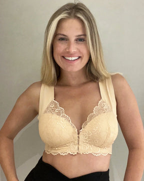 Sutiã de Renda Lace Up - [Pague 1 Leve 2] + Brindes Exclusivos