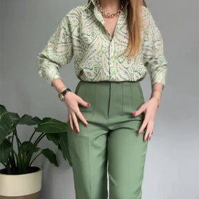 Conjunto Camel | 2 Peças - (Estilo Europeu)