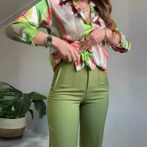 Conjunto Camel | 2 Peças - (Estilo Europeu)