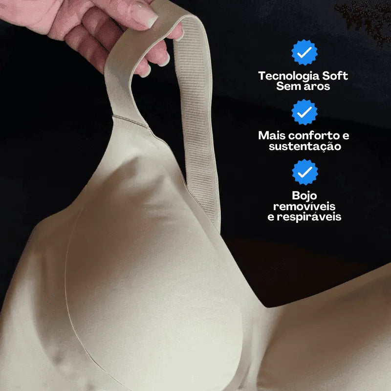 Sutiã Premium Reforçado SoftCurve - Sustentação e Conforto [Compre 1 Leve 2] + Brindes Exclusivos!