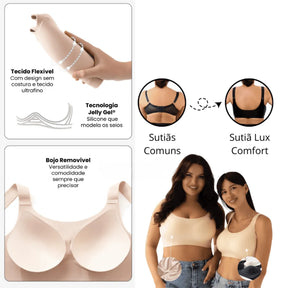 Sutiã Modelador Lux Comfort Sem Costura - [Compre 1 Leve 2] + Brindes Exclusivos