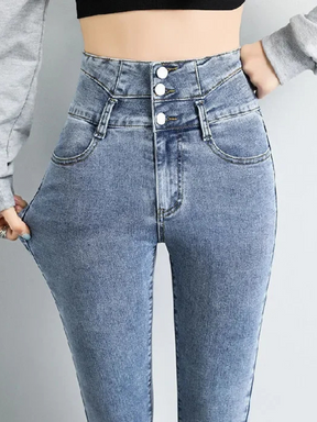 Calça Jeans Modeladora Primavera - [Compre 1 leve 3] + Brinde Exclusivo