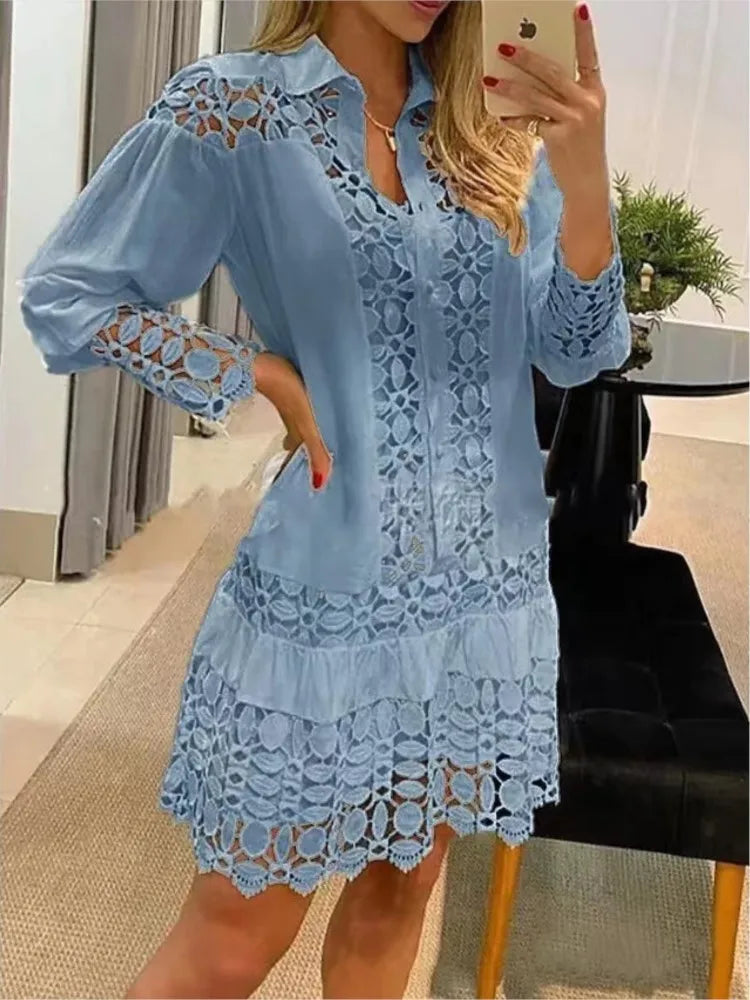 Vestido Yasmin de Manga Comprida