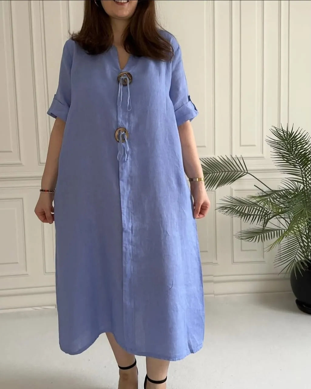 Vestido Marina - [Compre 1 e Leve 2] + Bolsa Grátis!